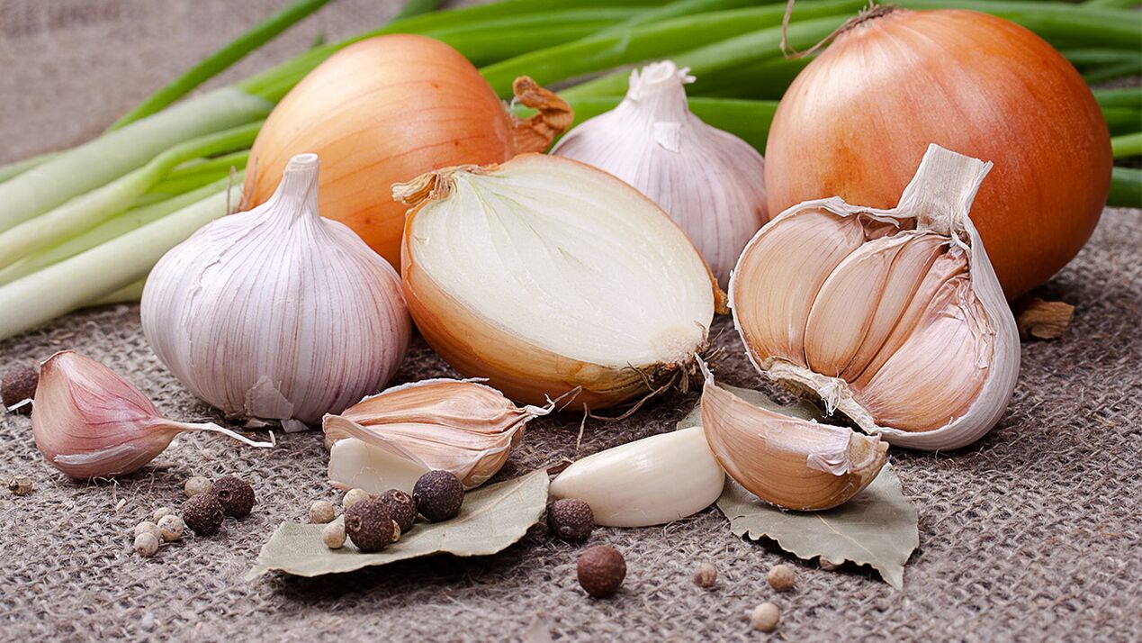 bawang putih dan bawang bombay untuk mengobati cacingan